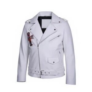 Cross Patch Cowhide Jacket"